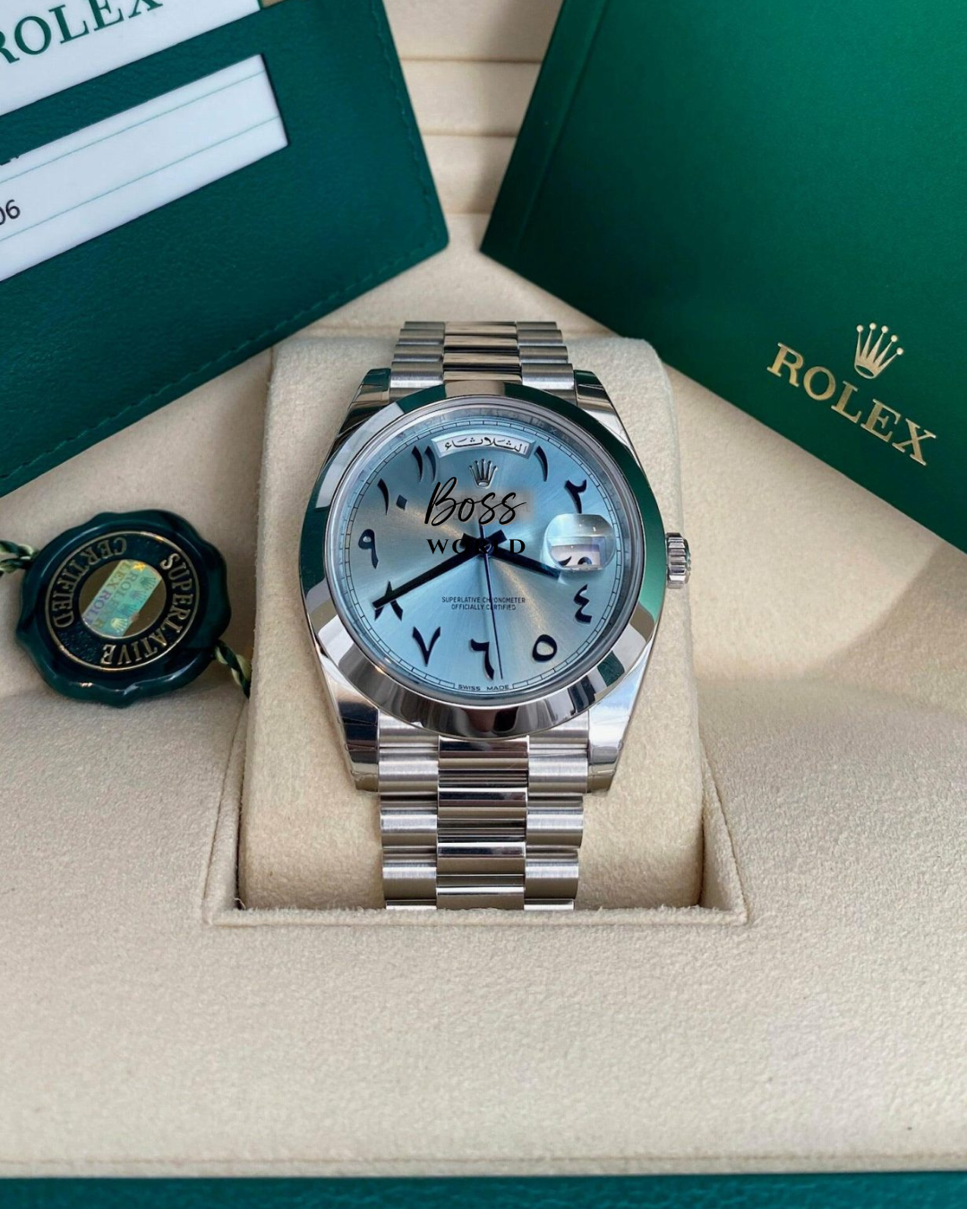 RLX Arabic Dial Quartz Watch