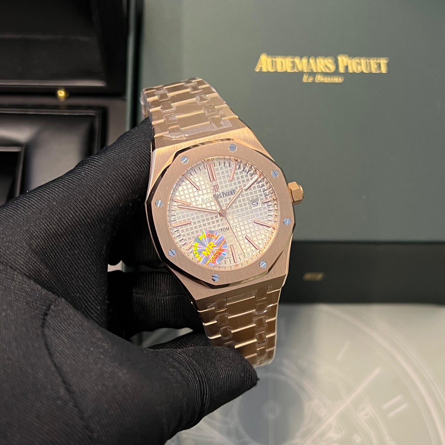 Audemars Piguet Golden Chain Black Dial