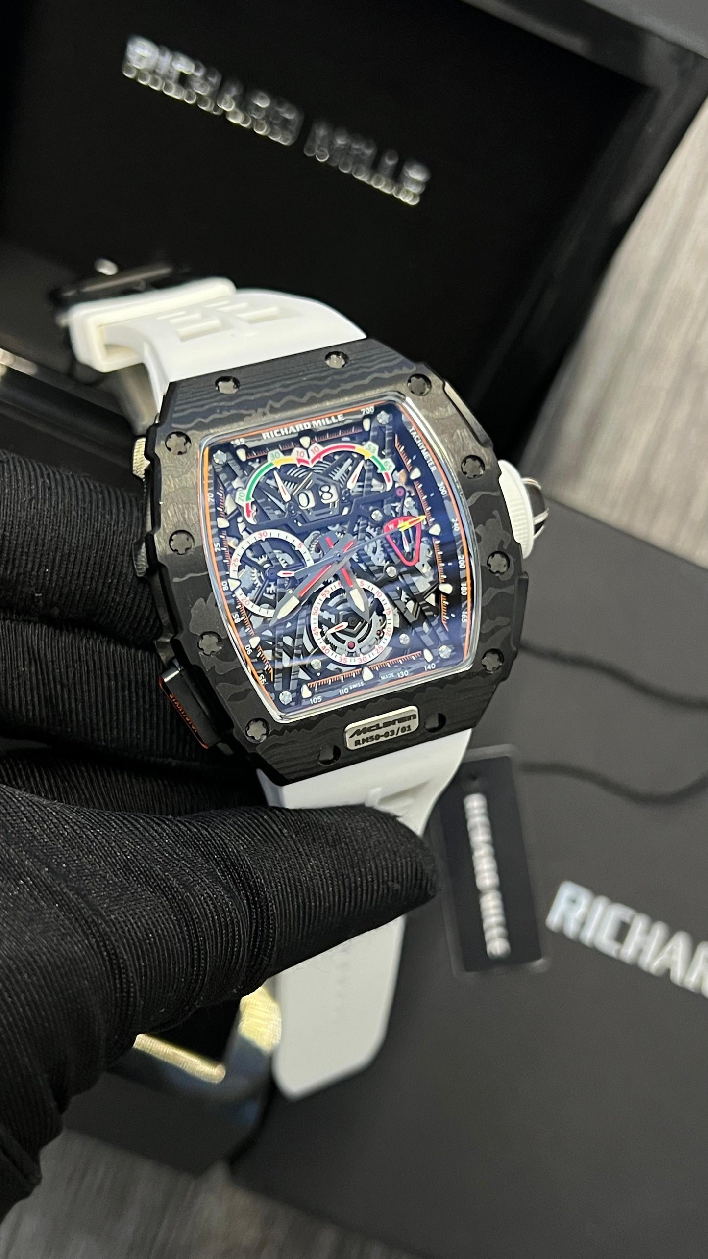 Richard Mille (White Strap) Chornograph