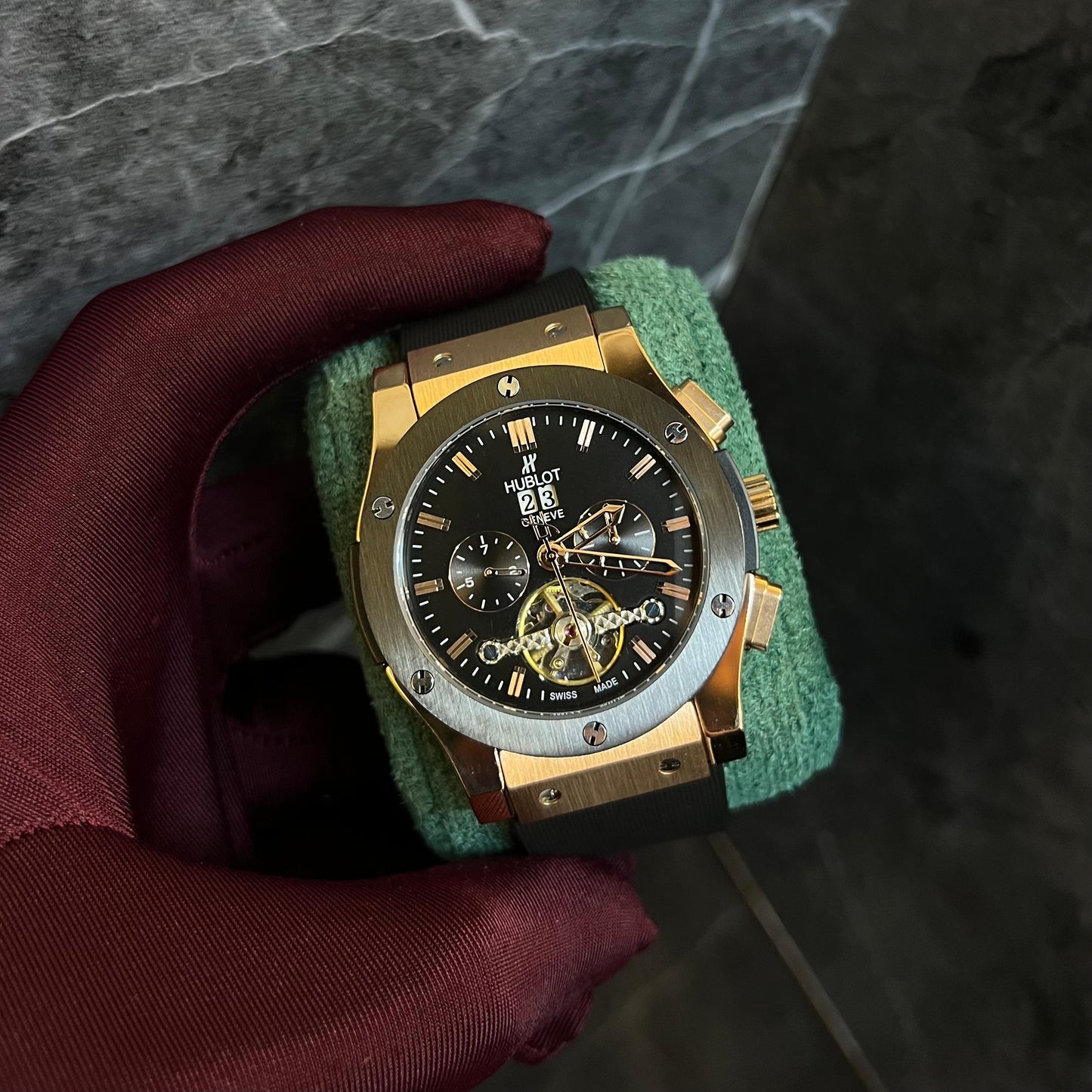 Hublot Light Black Dial Chronograph