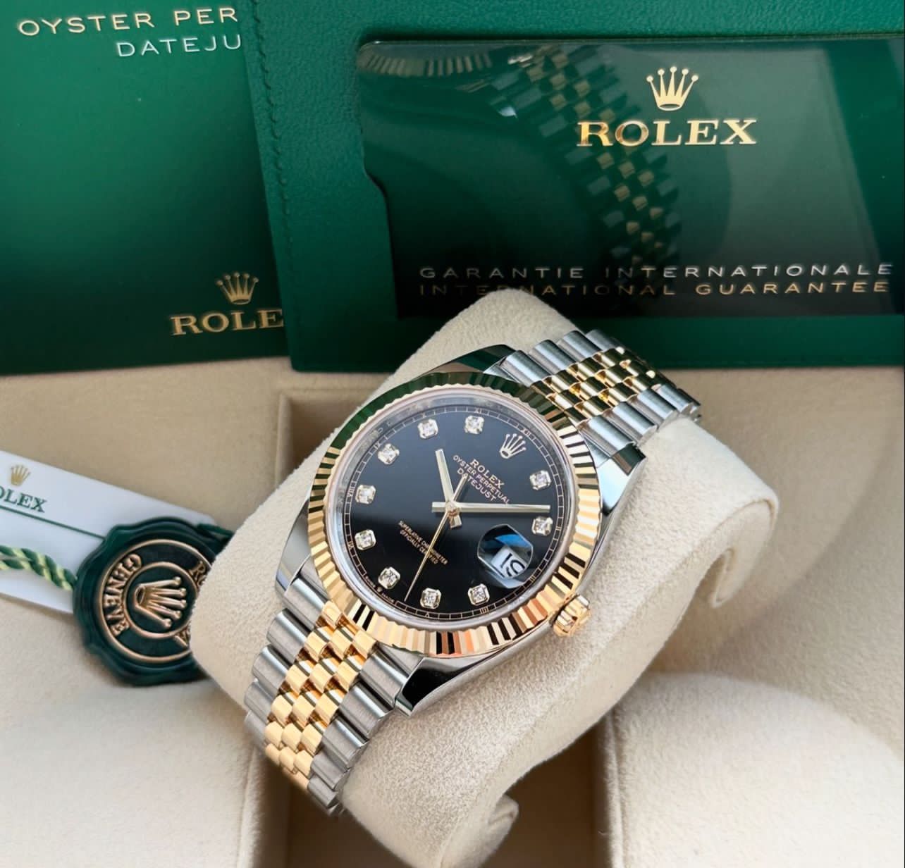 Rolex Just-Date Black Dial