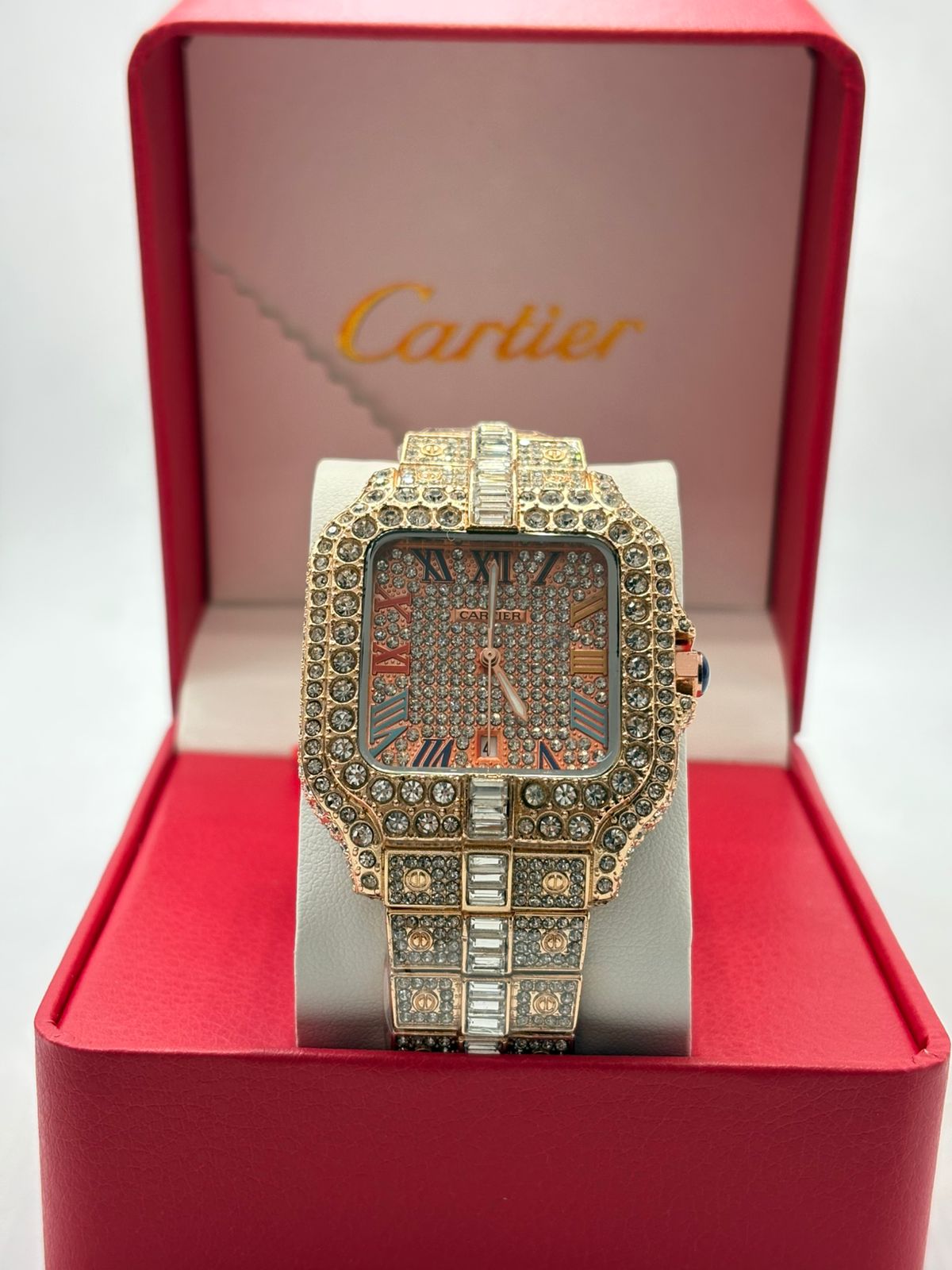 Diamond Silver Arabic Dial