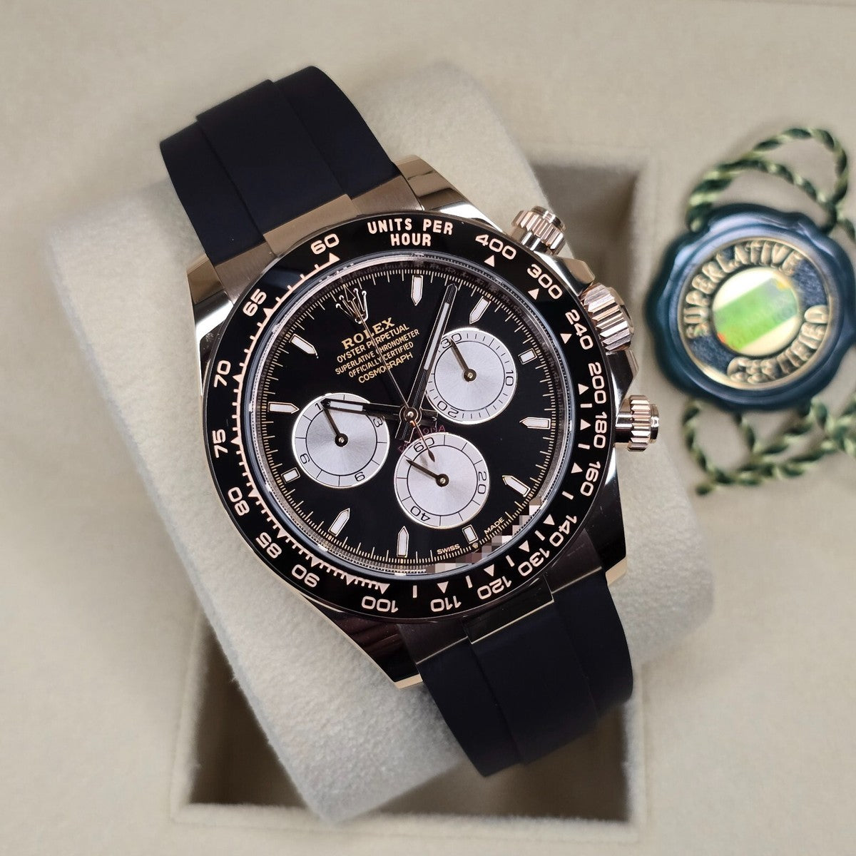 Rolex Daytona Rose Gold Strap Dial