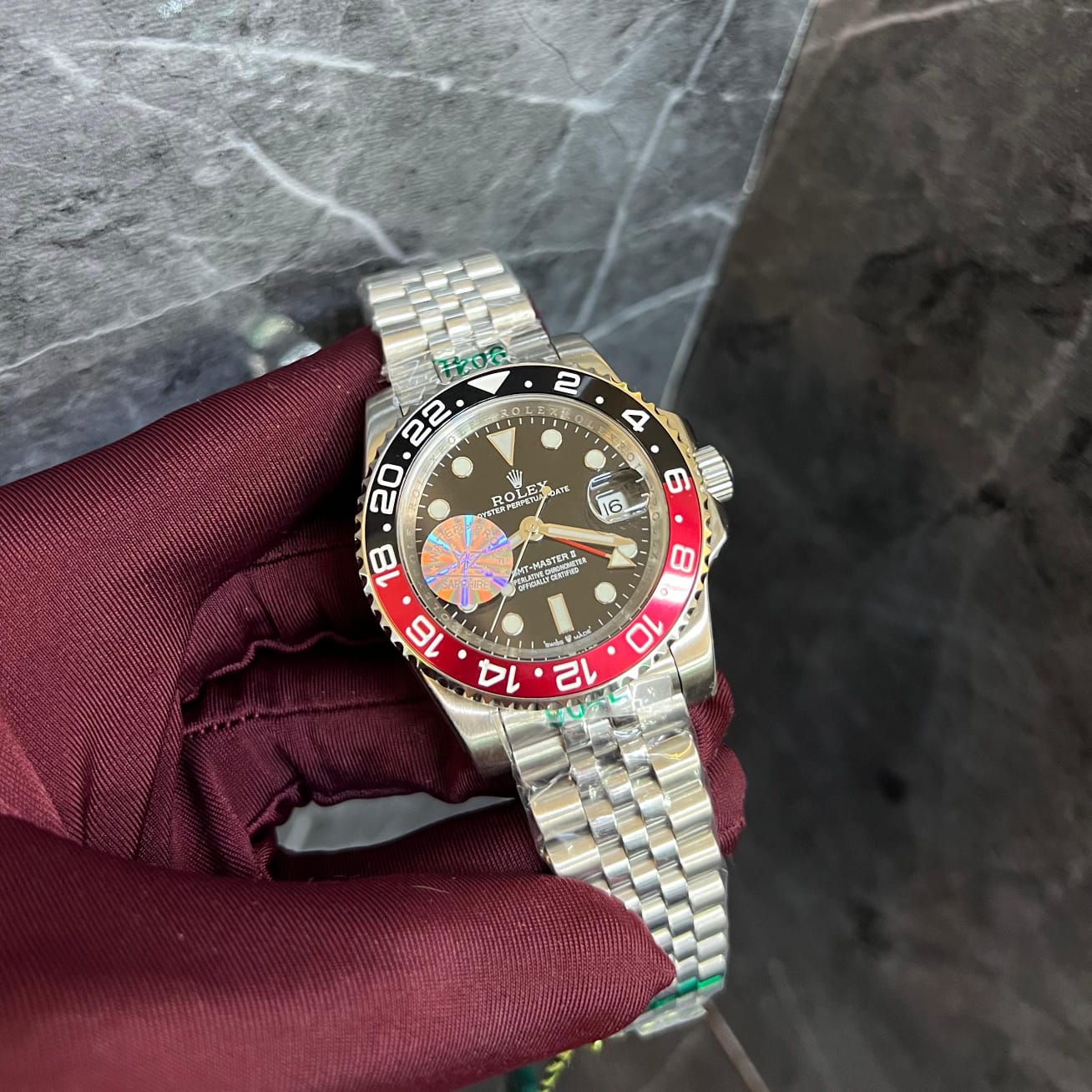 GMT-Master II red and black "Coke" bezel
