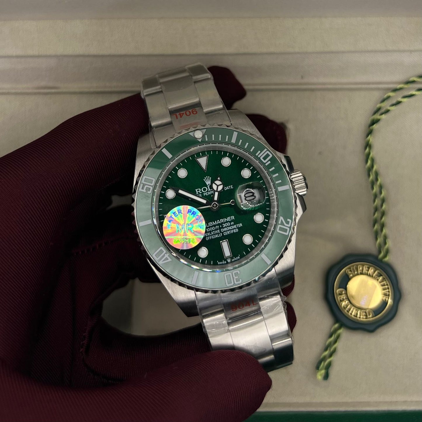 Submariner Just Date Green Dial