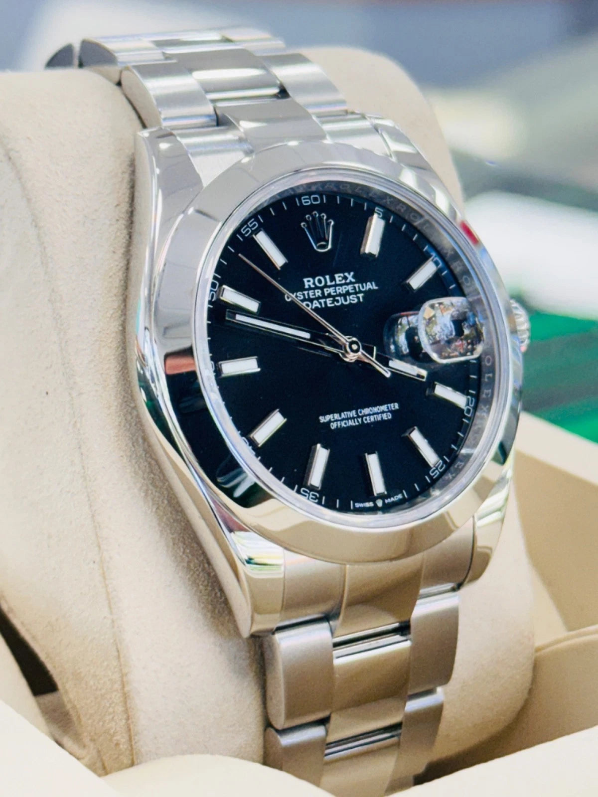 Rolex Just-Date Black Diall