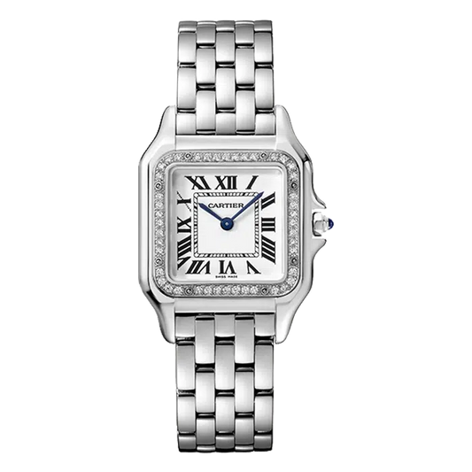 Buy Cartier Panthère White Roman with Diamond-set Bezel