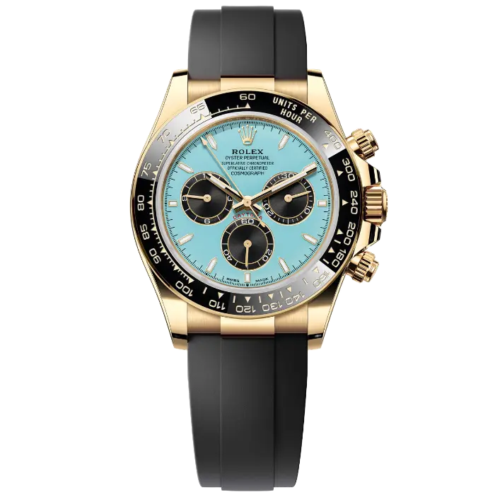 Rolex Daytona Tiffany Yellow Gold Oysterflex