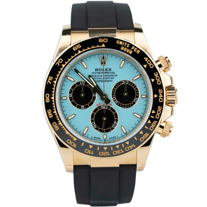 Rolex Daytona Tiffany Yellow Gold Oysterflex