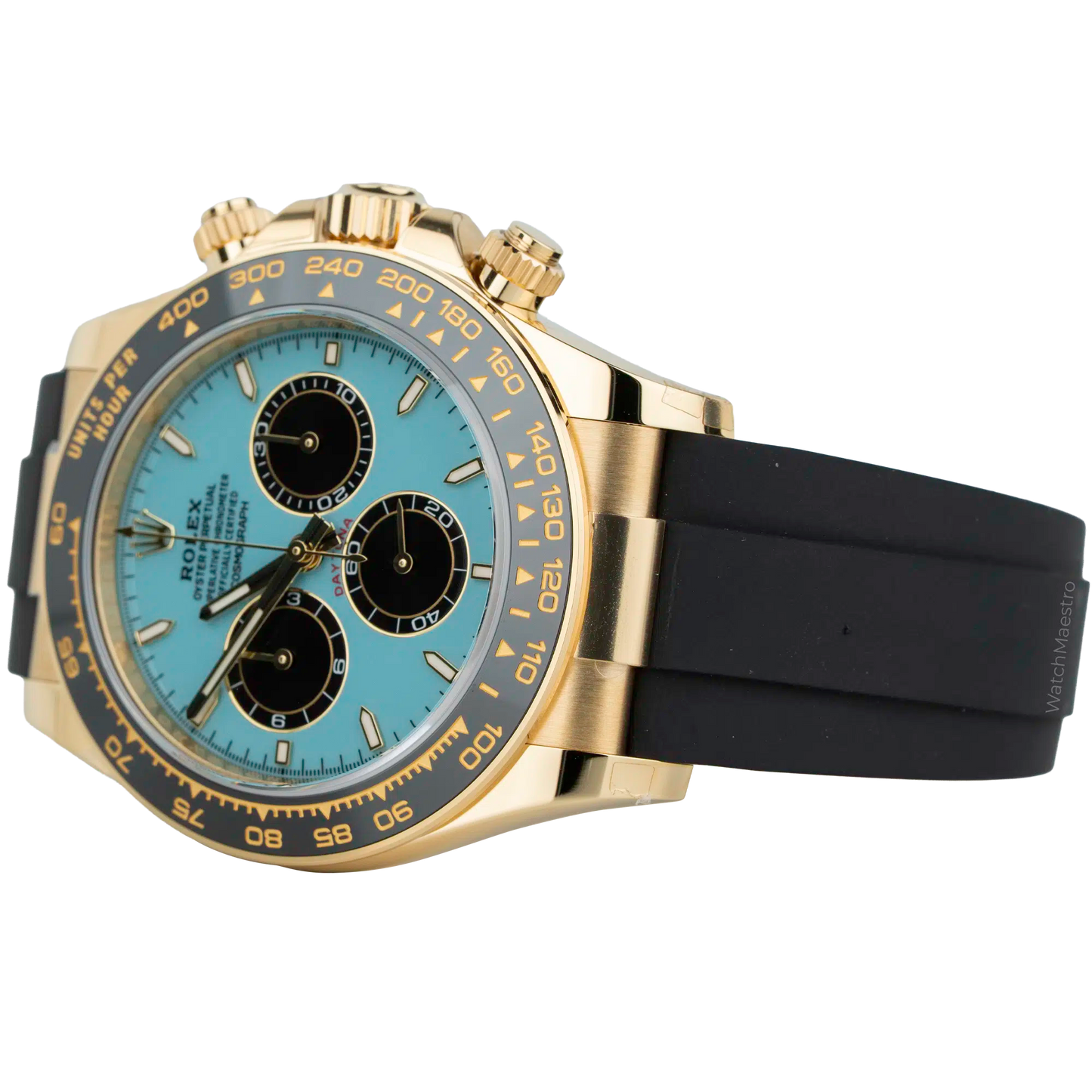 Rolex Daytona Tiffany Yellow Gold Oysterflex