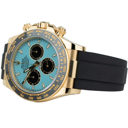 Rolex Daytona Tiffany Yellow Gold Oysterflex