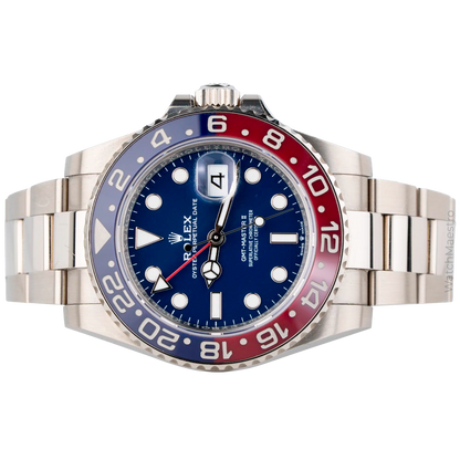 Rolex GMT Master II Pepsi White Gold with Blue Dial