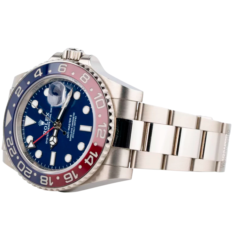 Rolex GMT Master II Pepsi White Gold with Blue Dial