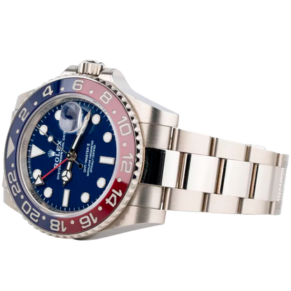 Rolex GMT Master II Pepsi White Gold with Blue Dial