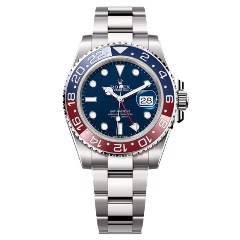 Rolex GMT Master II Pepsi White Gold with Blue Dial