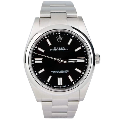 Oyster Perpetual 41 with Black Dial & Oyster Bracelet