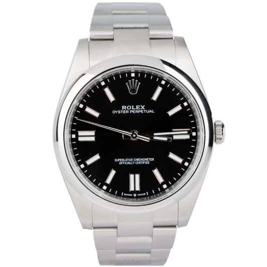 Rolex Oyster Perpetual 41 with Black Dial & Oyster Bracelet