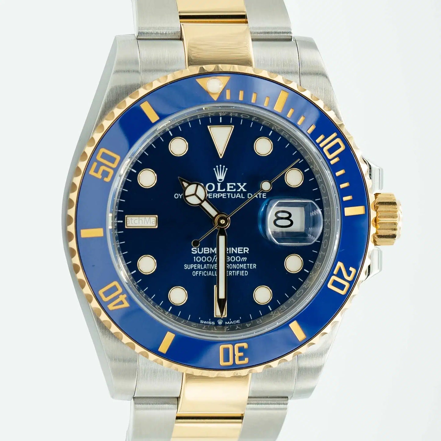 Rolex Submariner Two Tone Blue Dial