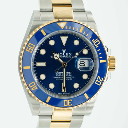 Rolex Submariner Two Tone Blue Dial