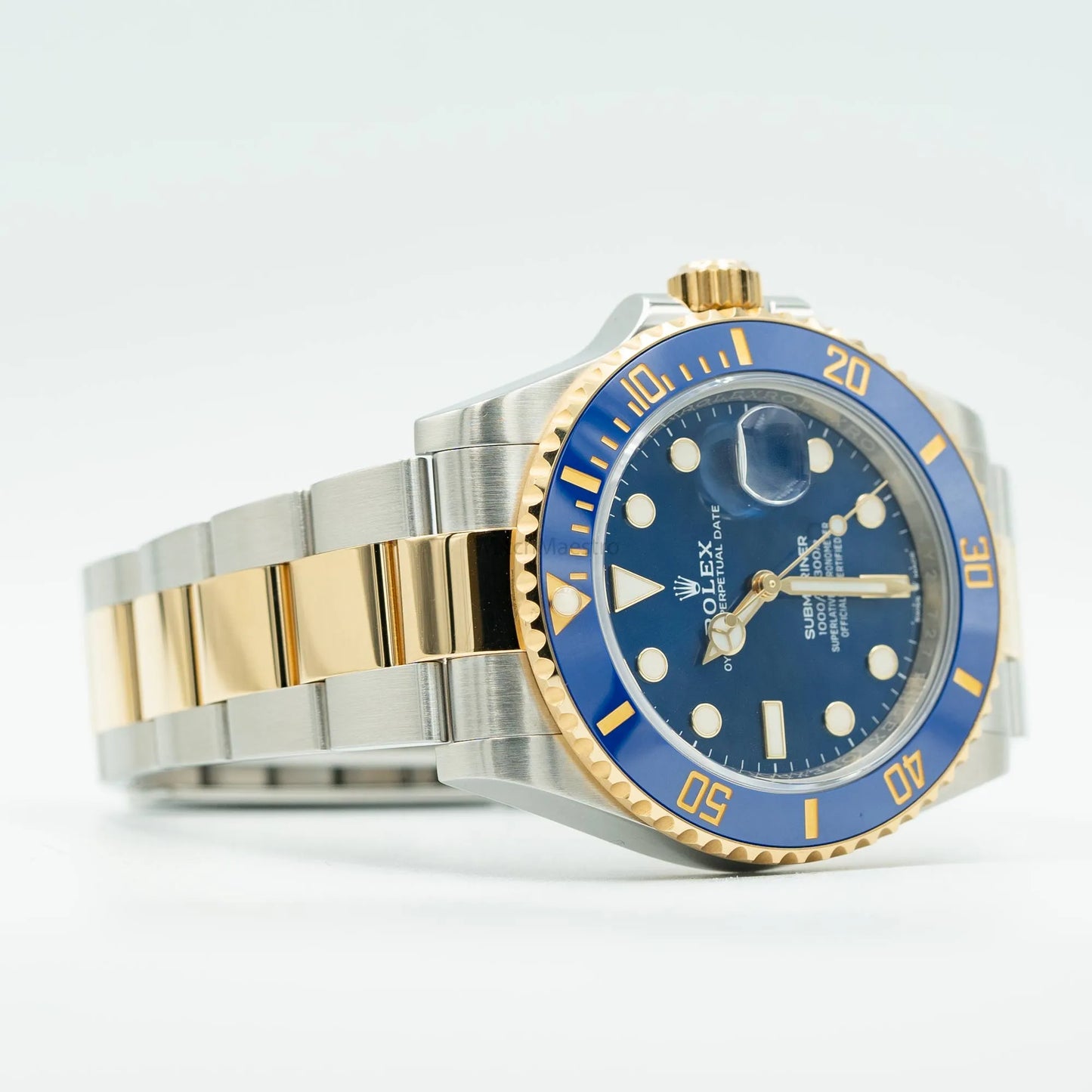 Rolex Submariner Two Tone Blue Dial