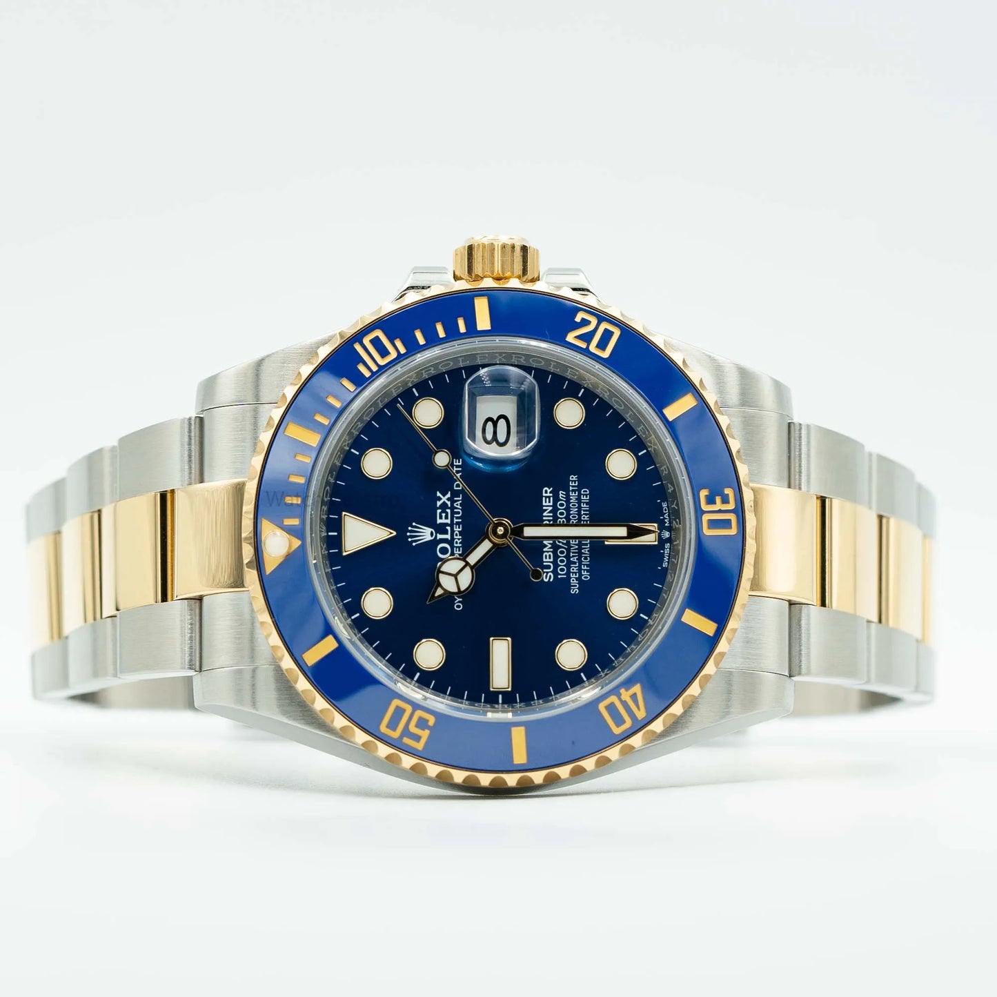 Rolex Submariner Two Tone Blue Dial