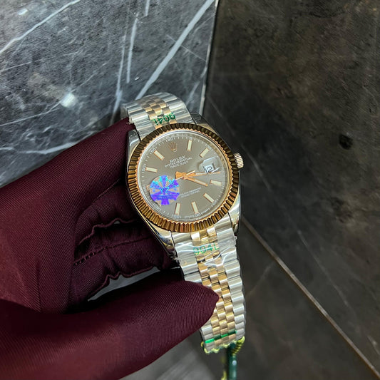 Rolex Just Date Grey Dial