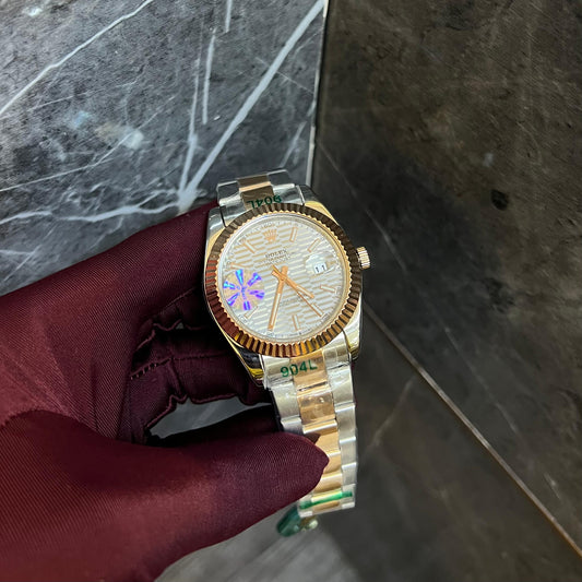 Rolex Land Dweller White Dial Jubilee bracelet