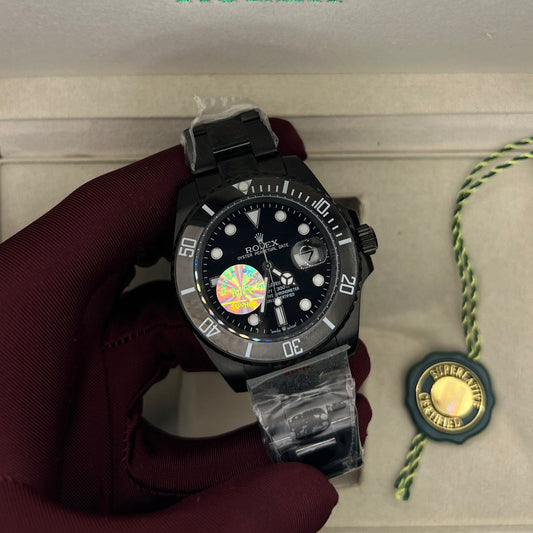 Rolex Submariner Black Dial Chain Watch