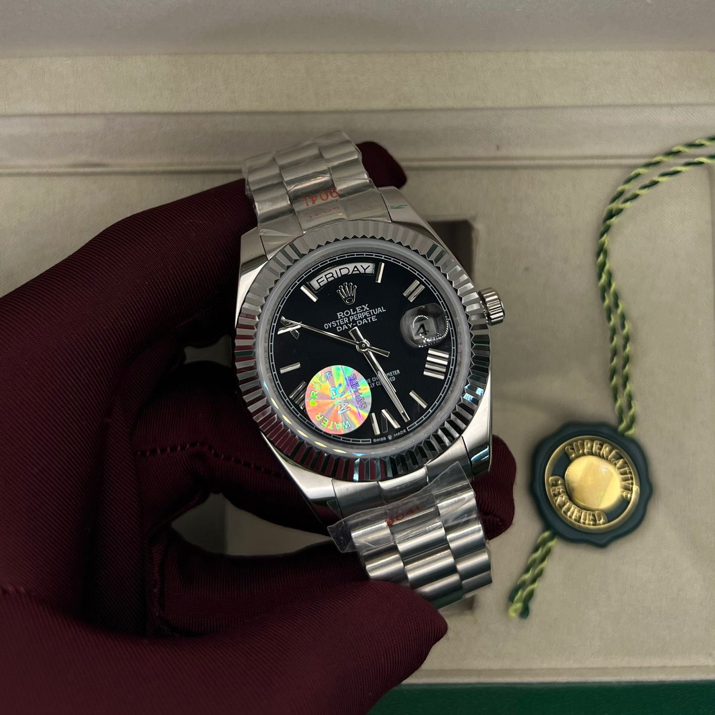 Rolex Arabic Black Dial