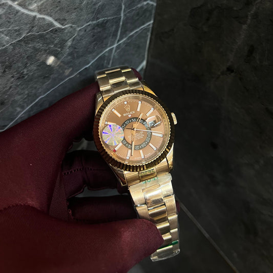 Rolex Sky Dweller  Brown Dial