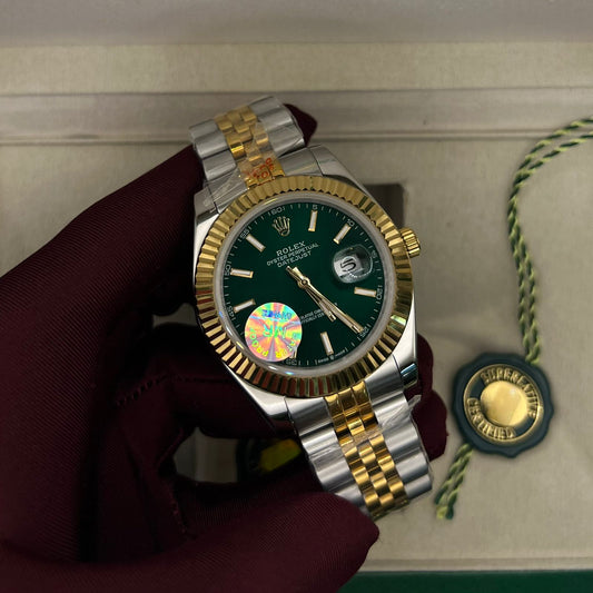Rolex Just Date Dark Green Dial
