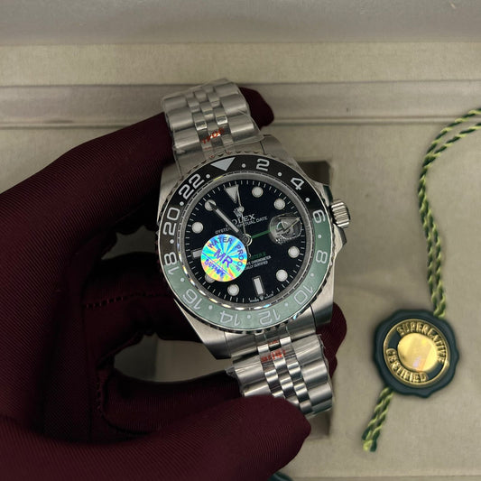 Rolex Gmt Master ||  Black Green Dial
