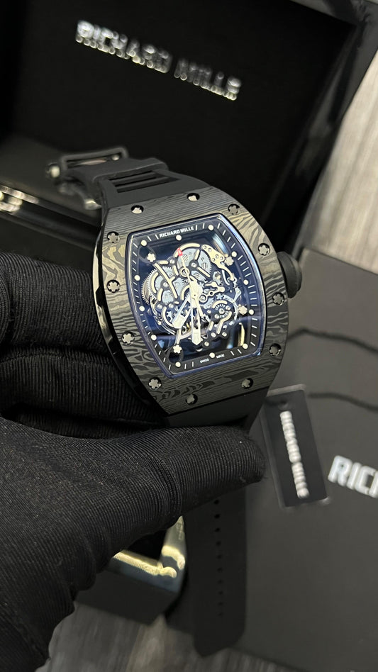 Richard Mille Black (Black Strap,Black Dial) Chornograph