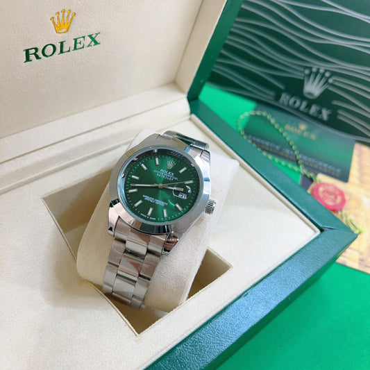 Rolex Just-Date Plane Green Dial