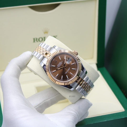 Rolex Just-Date Brown Dial