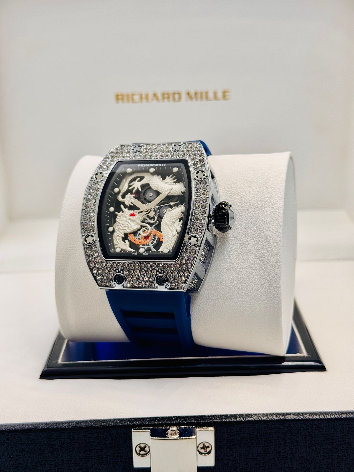 RM Blue Diamond Dial