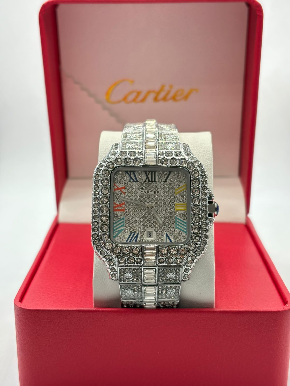 Diamond Silver Colour Dial