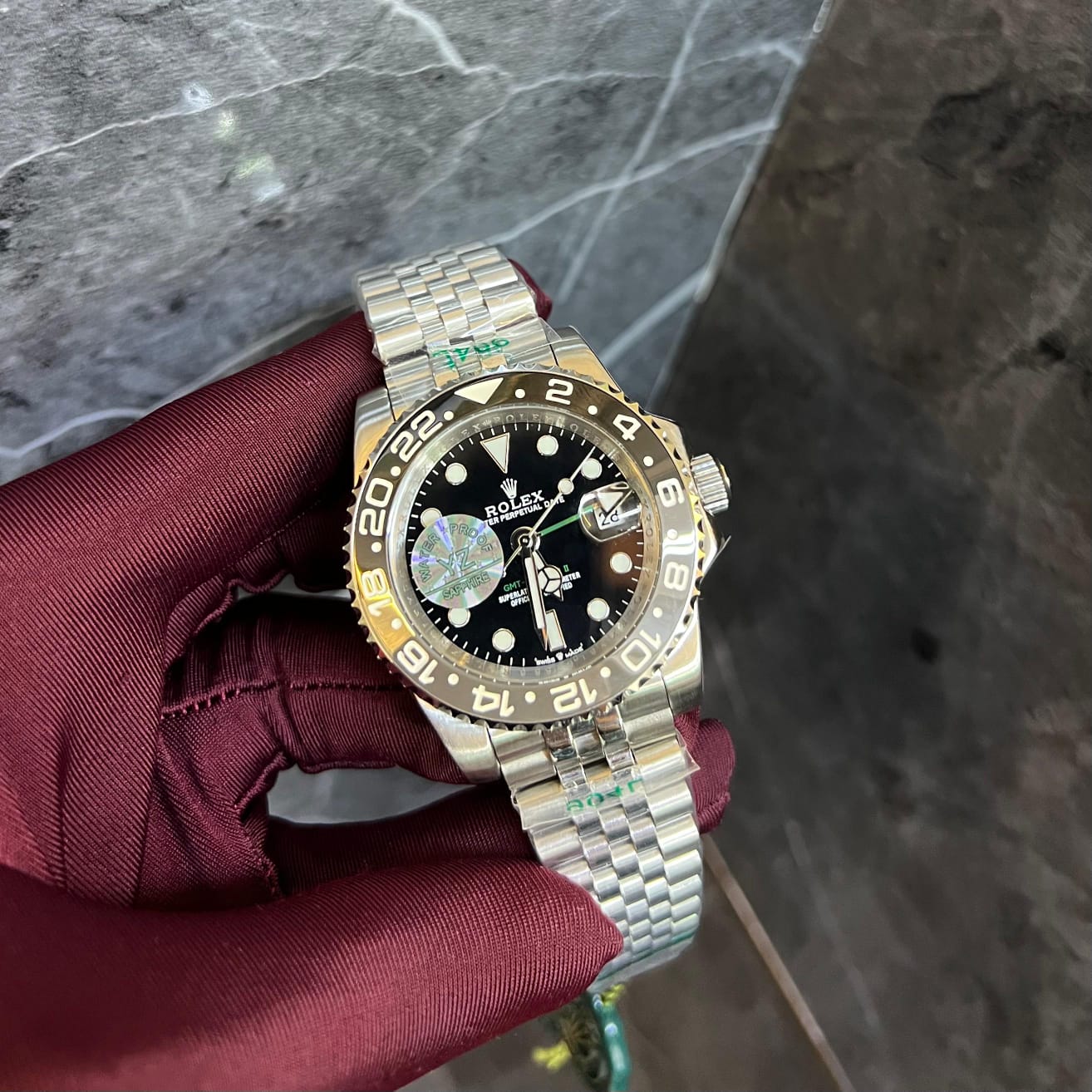 GMT-Master II  black and grey ceramic bezel
