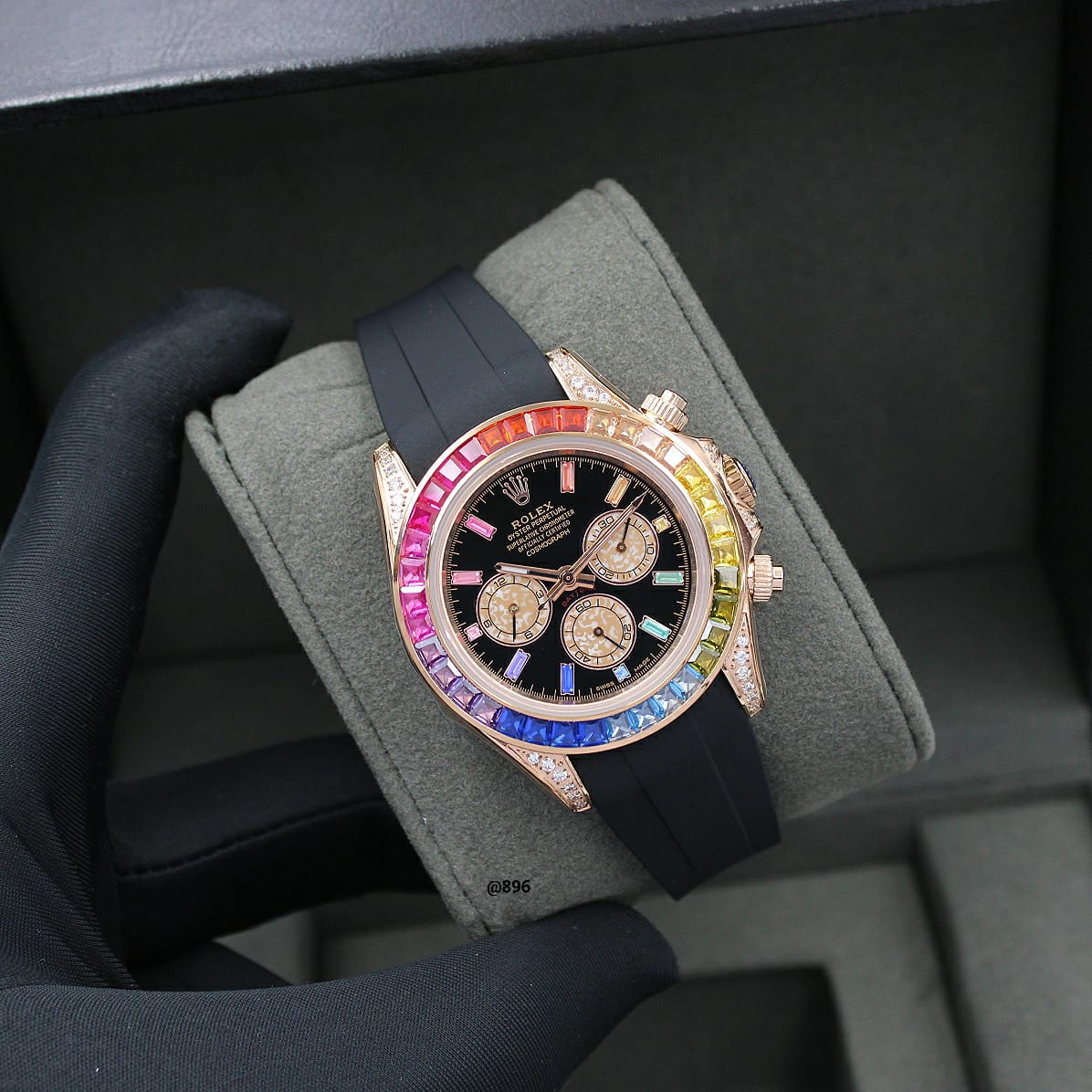 Chornograph Daytona "Rainbow" in Everose Gold