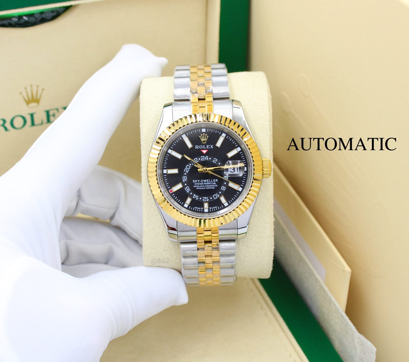 Sky Dweller Black Dial