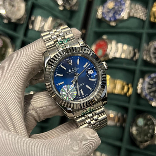 Just-Date Green Dial