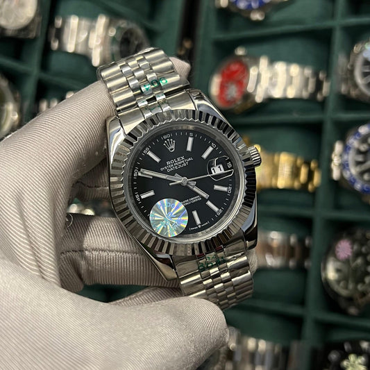 Just-Date Black Dial