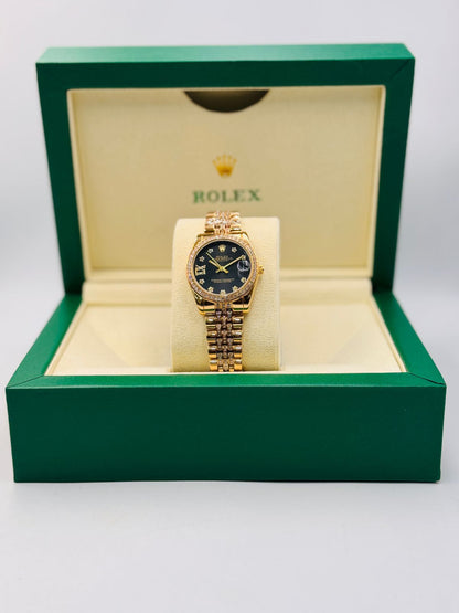 Girls Rolex DateJust Damiond Dial Watch Design 1