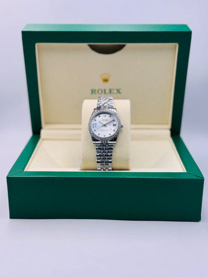 Girls Rolex DateJust Damiond Dial Watch Design 1
