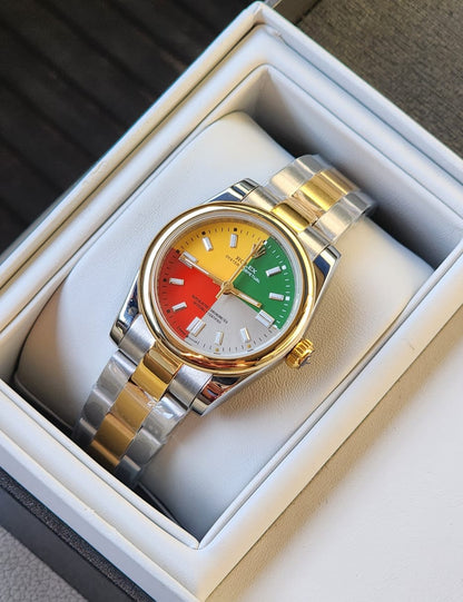 Girls Rolex Chain Automatic Watch