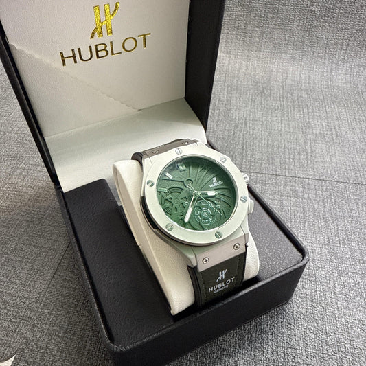 Hublot Circle Dial Strap Watch 2