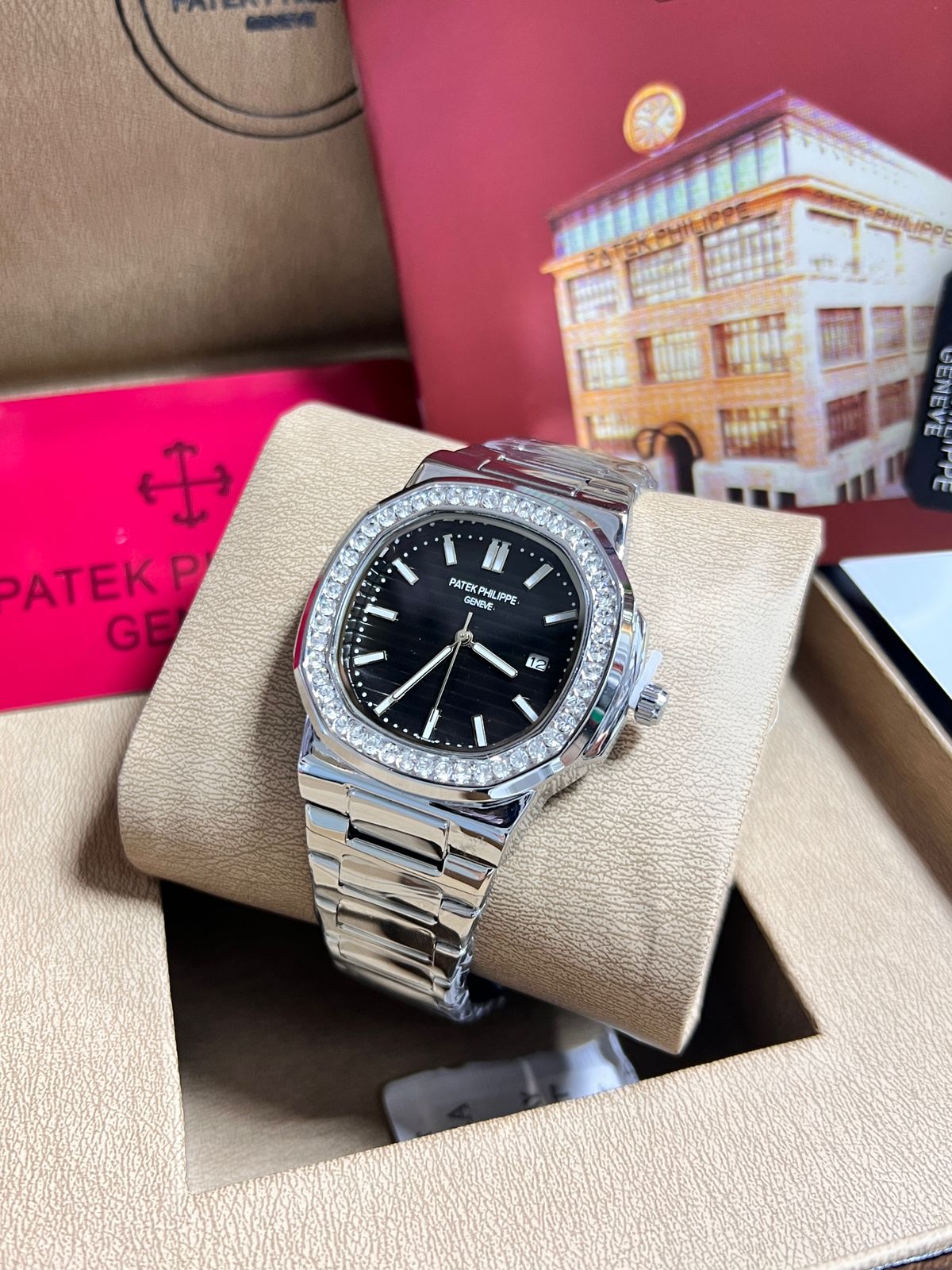 Patek Philipee Diamond Dial Watch