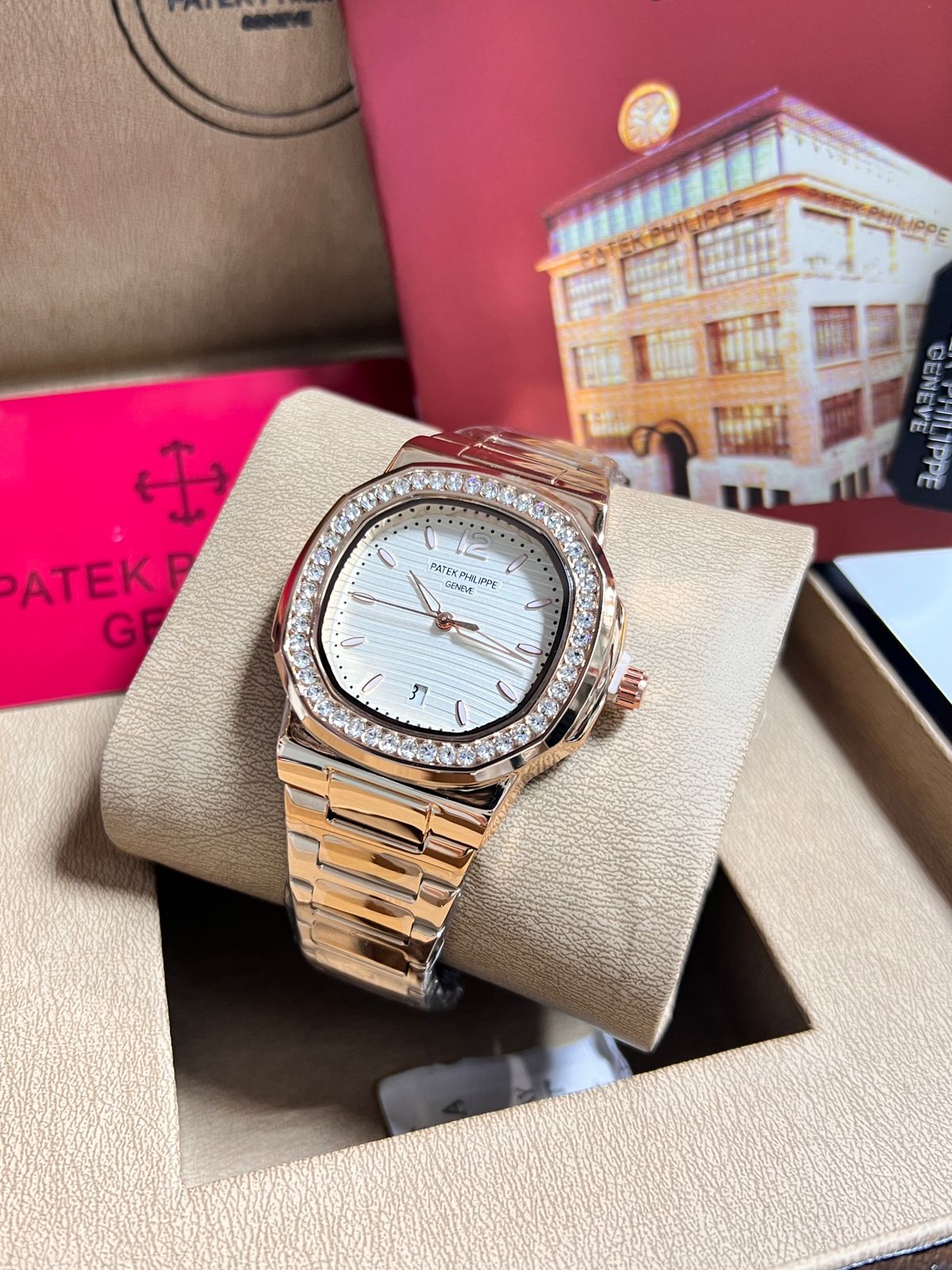 Patek Philipee Diamond Dial Watch