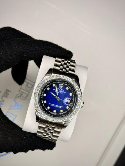Rolex Just-Date Diamond Stone Dial
