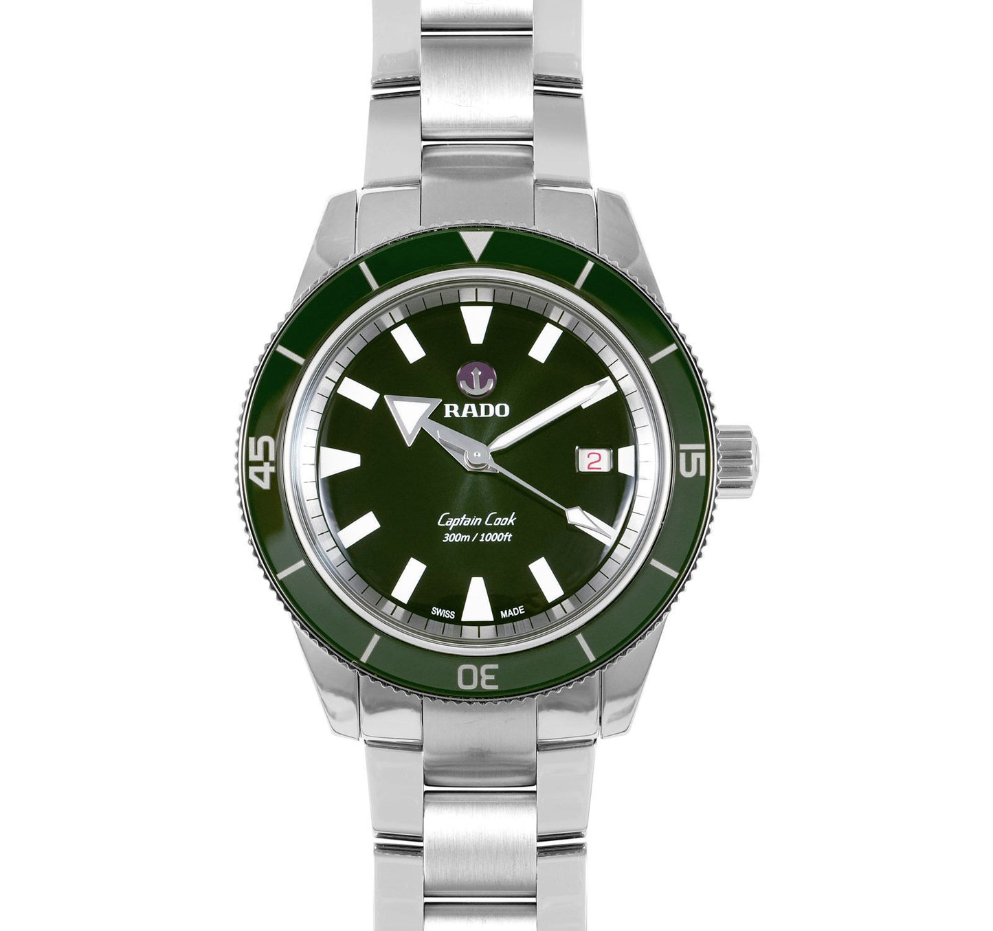caption Cook  Green Dial
